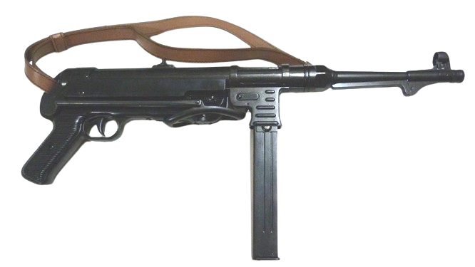 Samopal MP 40, ráže 9 mm (s páskem)