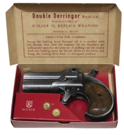 DERRINGER, patina