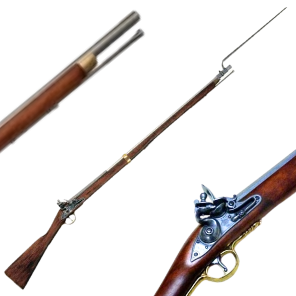 Křesadlová puška Brown Bess, ANGLIE 1722