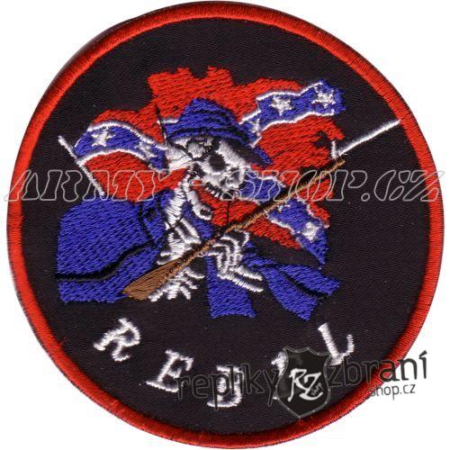 NÁŠIVKA REBEL KULATÁ