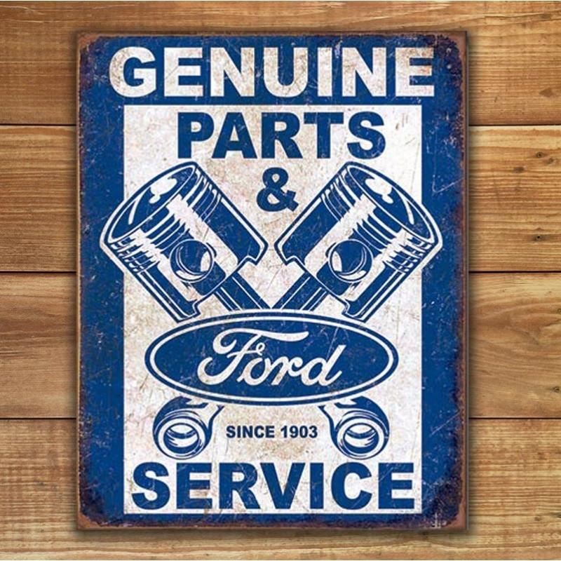 PLECHOVÁ CEDULE FORD SERVICE - PISTONS