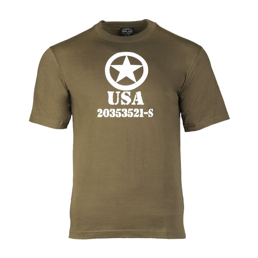 Triko krátký rukáv USA ALLIED STAR ZELENÉ (XL)