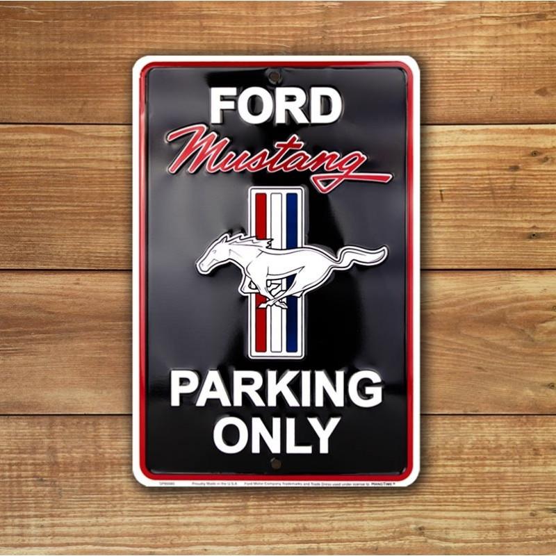 Plechová cedule Ford Mustang Parking small