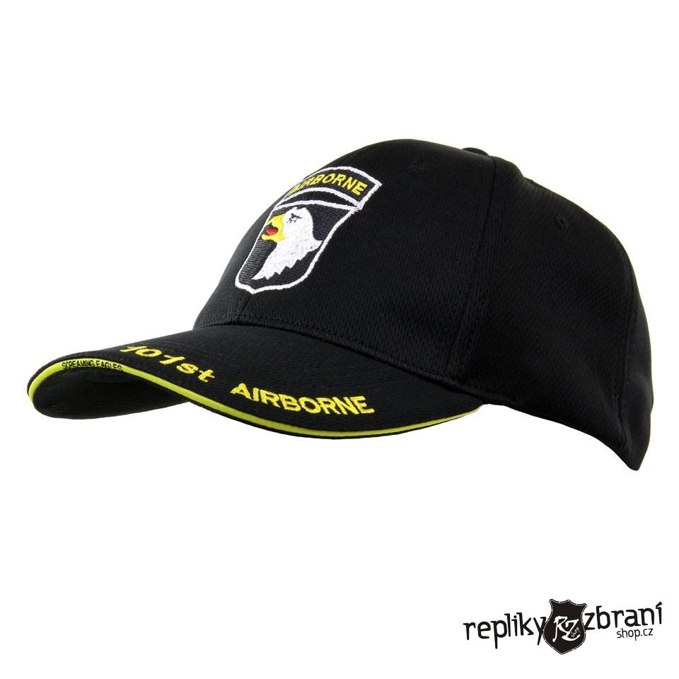 Čepice BASEBALL ARMY 101st AIRBORNE ČERNÁ