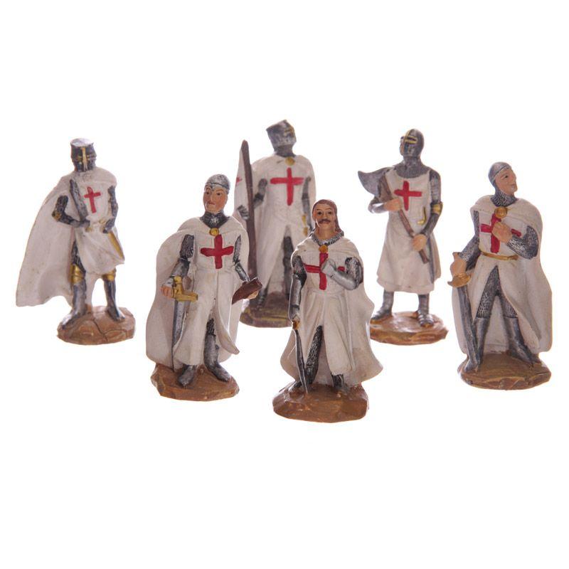 Křižácký rytíř připravený k boji, 8cm