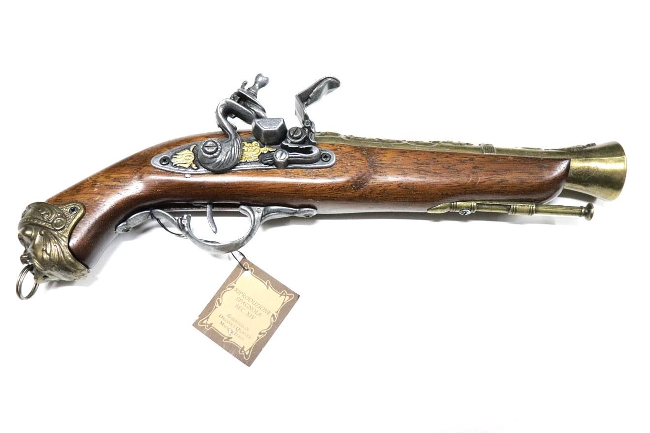 Italská křesadlová pistole 