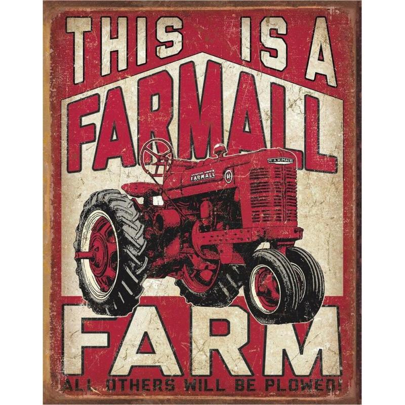 PLECHOVÁ CEDULE FARMALL FARM