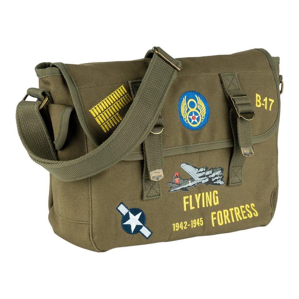 Taška přes rameno B-17 FLYING FORTRESS plátěná
