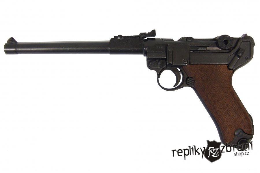 Luger P08, Německo 1917 s dřevěnýma střenkama
