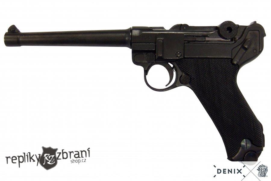Parabellum Luger P.08, Německo 1898 (dlouhá)