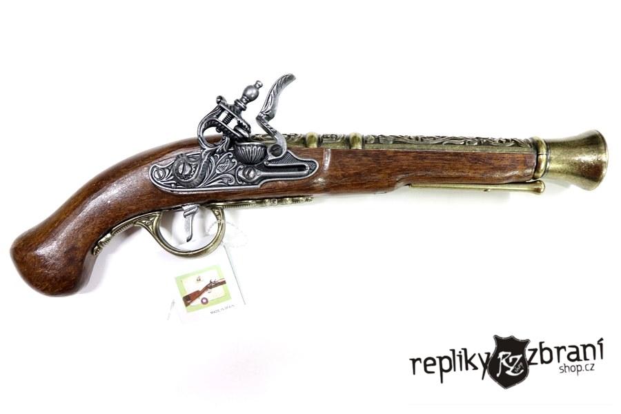 Pistole - trombón (zlatá)
