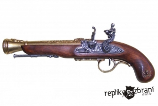 Francouzská pirátská pistole 18.století
