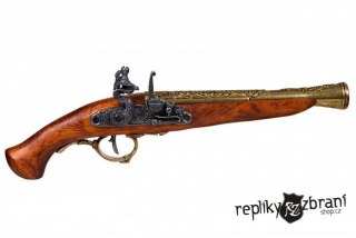 Německá křesadlová pistol , 18. stol.