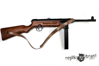 MP41 samopal, 9mm, Německo 1940 (s páskem)