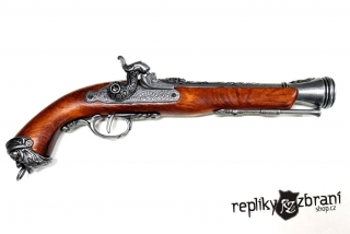 Italská perkusní pistole 18. století