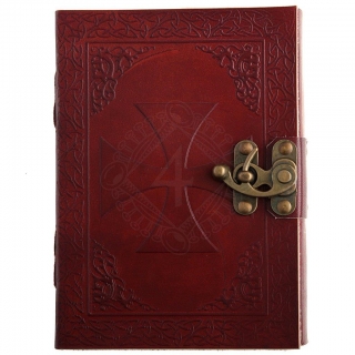 Templářský zápisník v kožených deskách
