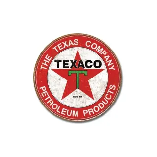 PLECHOVÁ CEDULE TEXACO - THE TEXAS COMPANY