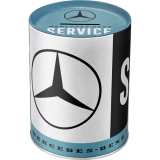 Plechová kasička - Mercedes-Benz Service