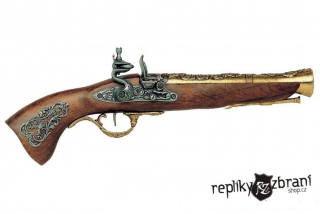 Rakouská mušketa 18. stol.(zlatá)