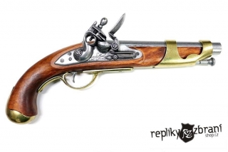 Křesadlová pistole KAVALERIE Francie 1806 