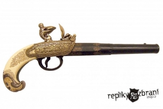 Křesadlová pistole, Rusko 18. stol. - Tula