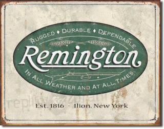 Cedule Remington - Weathered Logo 1816