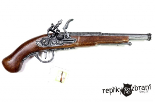  Křesadlová pistole London 1760 (šedá)